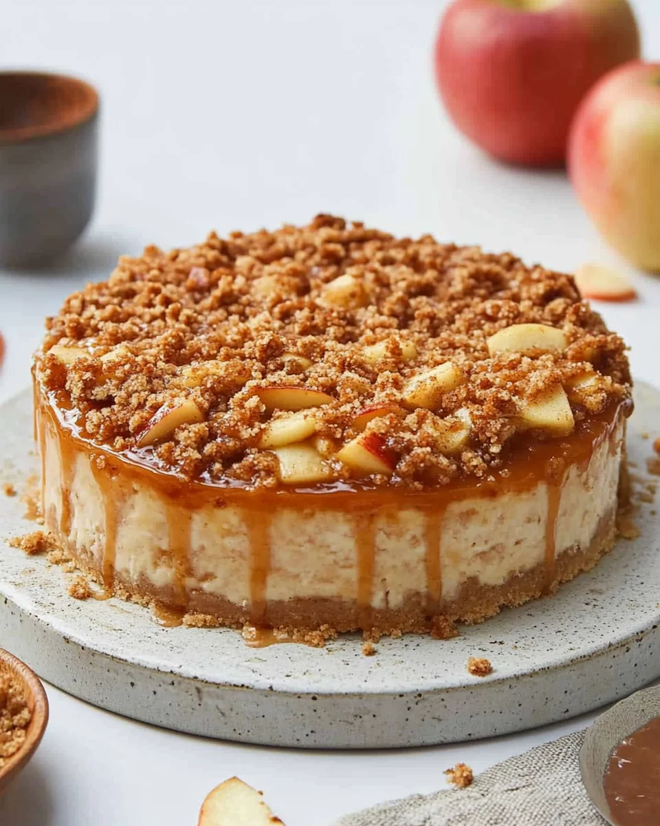 Apple Crumble Cheesecake: A Decadent Dessert Recipe!