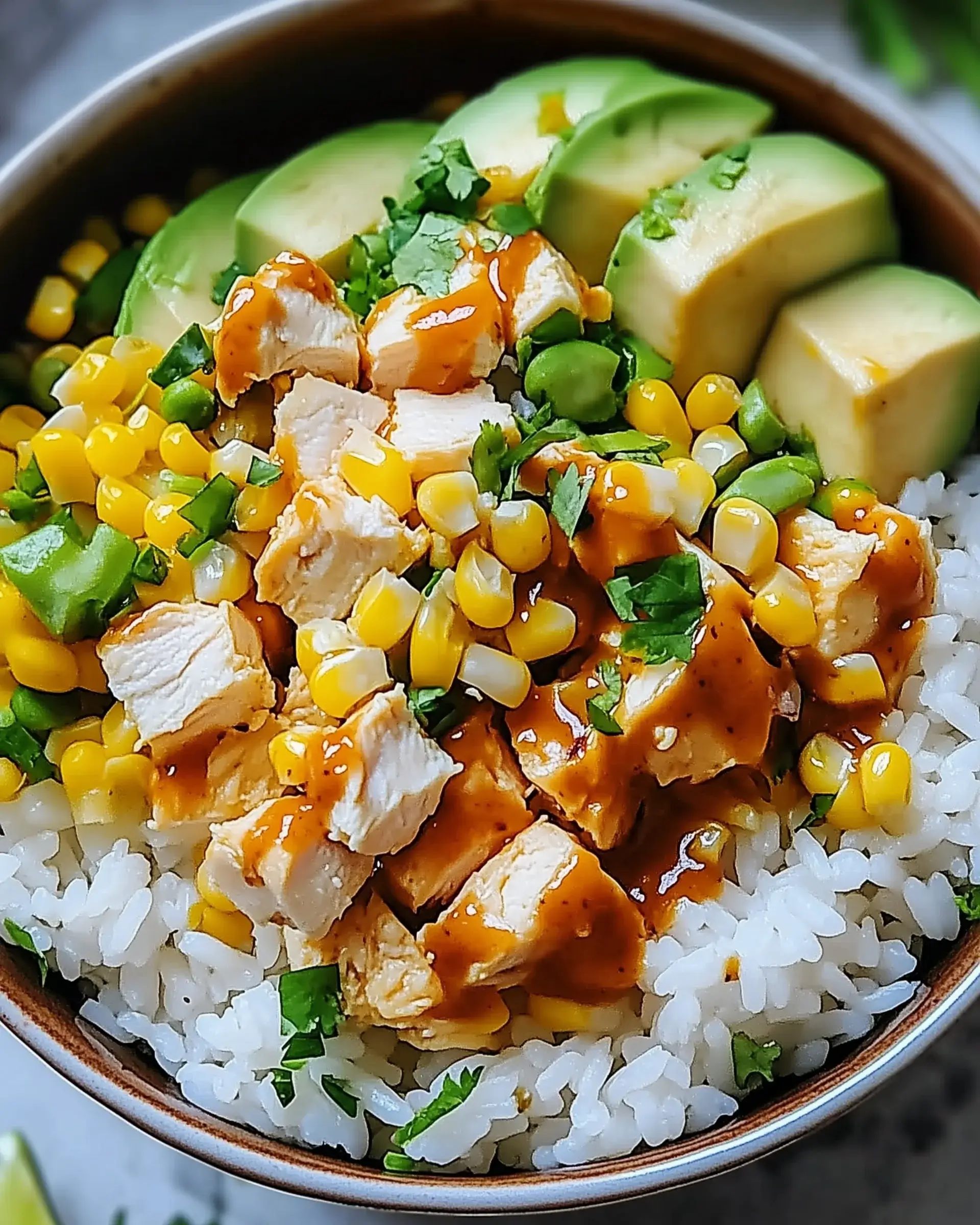 Street Corn Chicken Rice Bowl: A Flavorful Delight!