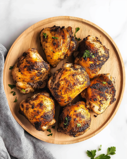 Oven Baked Chicken Thighs for Perfectly Crispy Skin