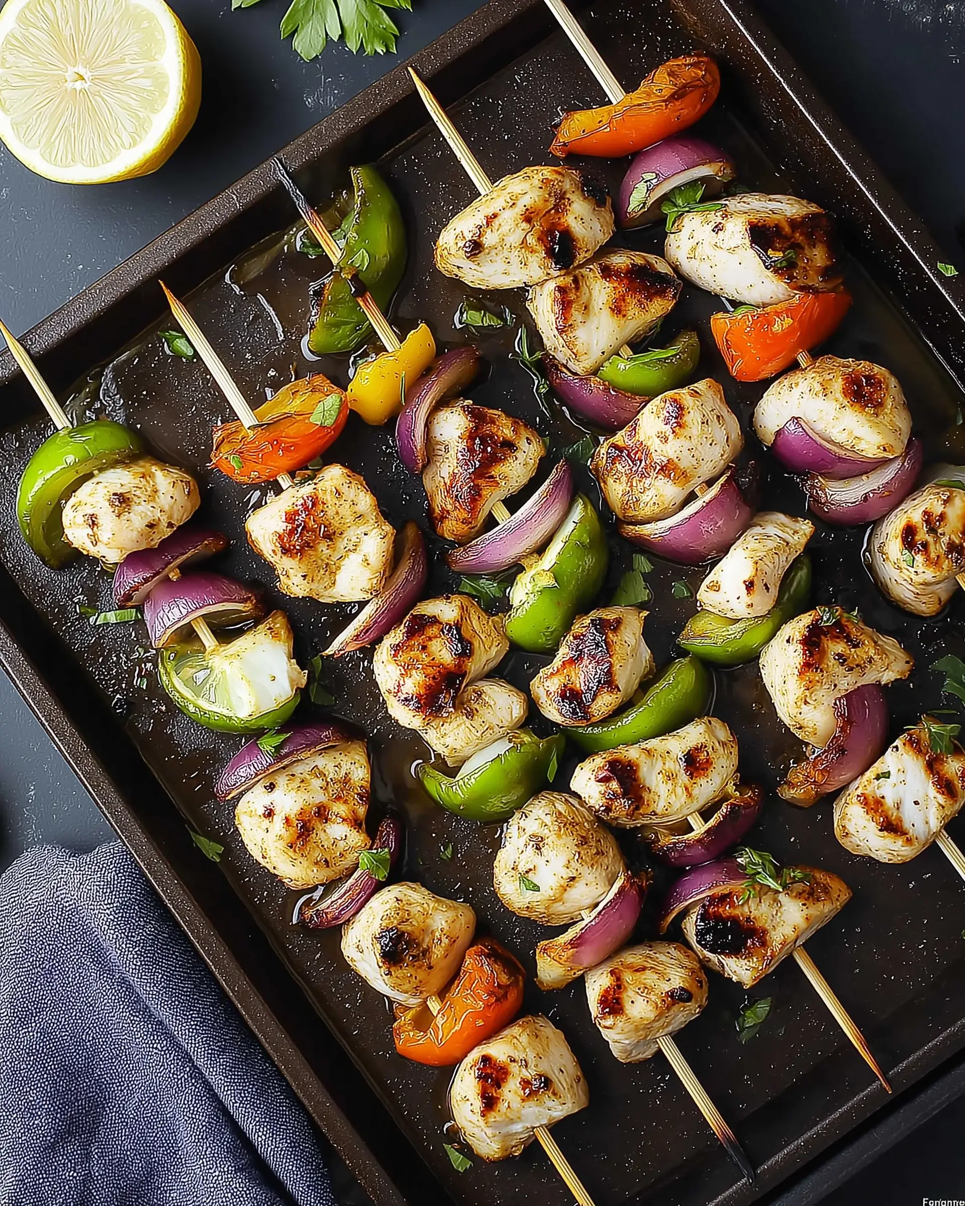 Lemon Pepper Chicken Kabobs: A Flavorful Grilling Delight