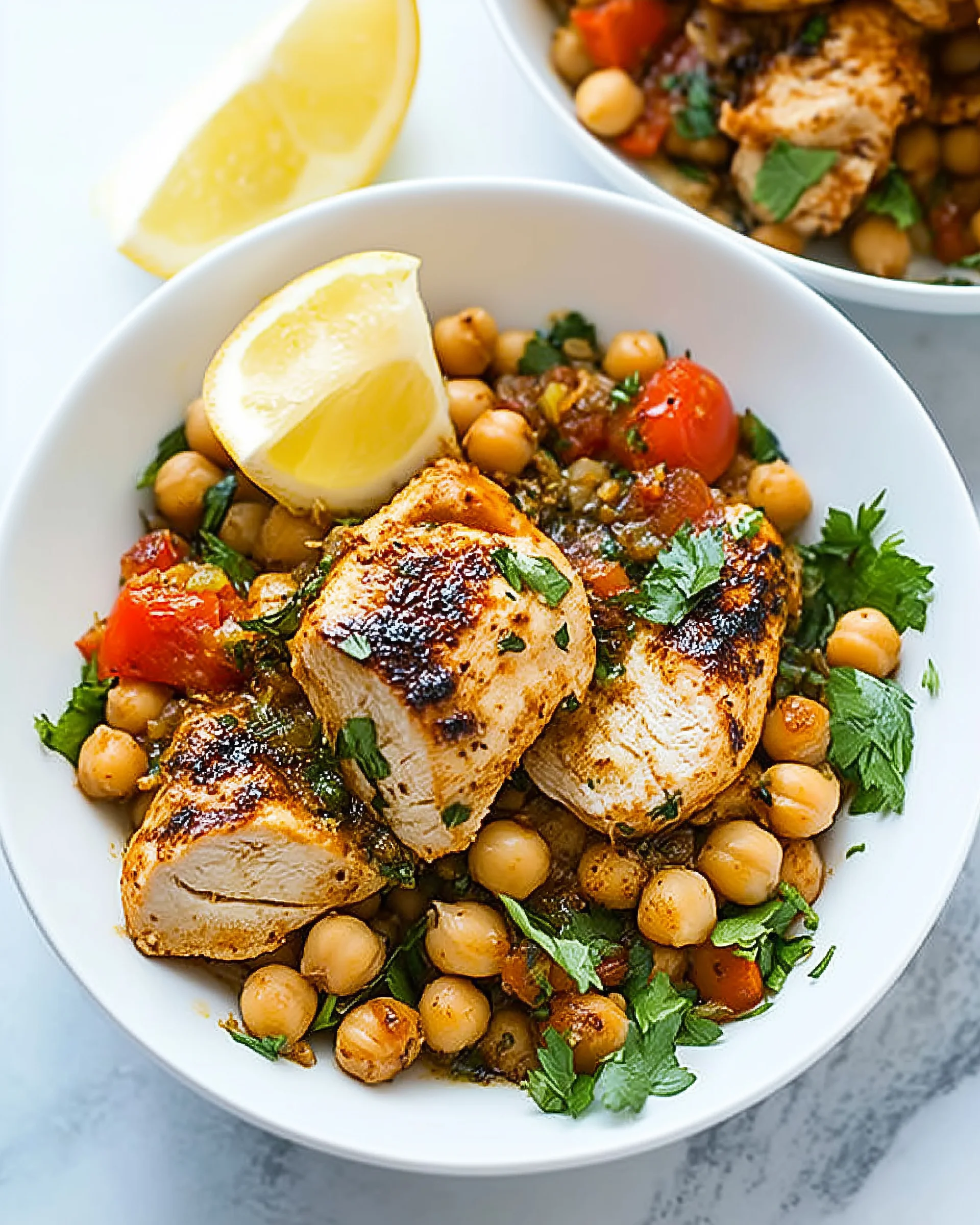 Spicy Chicken & Chickpeas: Quick & Tasty 15-Minute Recipe