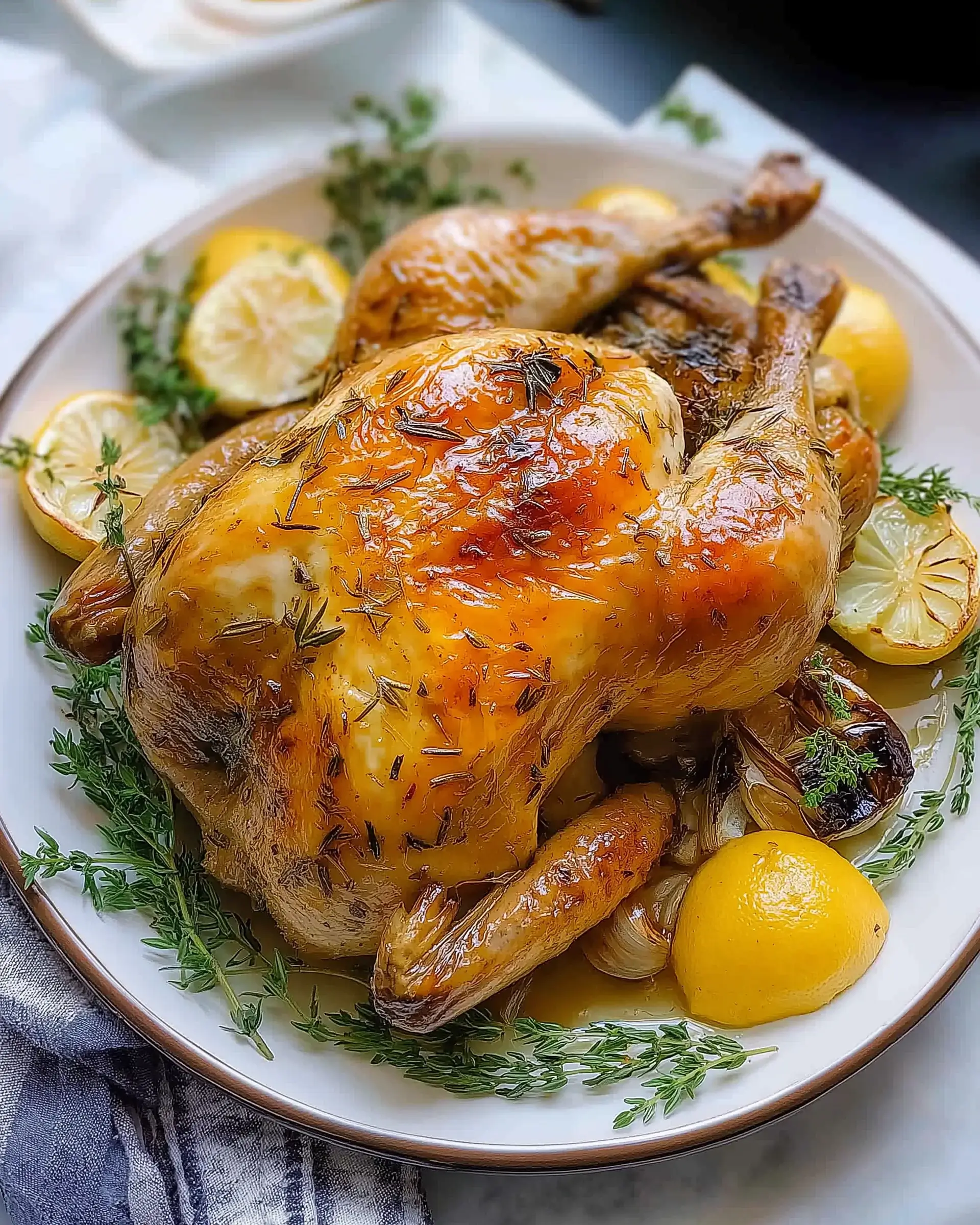 Roasted Chicken with Garlic & Herbs: A Flavorful Delight!