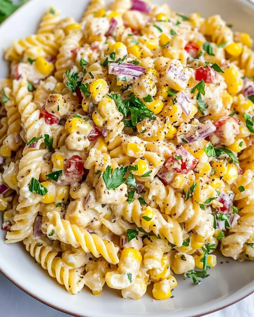 Street Corn Pasta Salad: A Creamy Delight You Must Try!