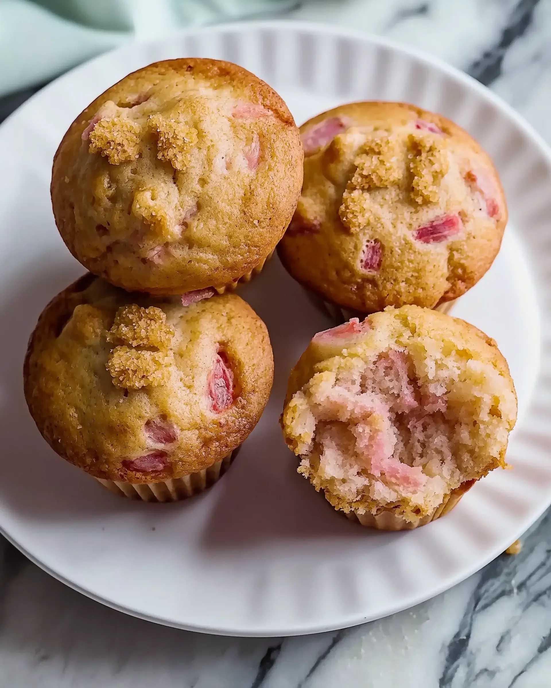 Rhubarb Muffins: Discover the Sweet Crunch Recipe!