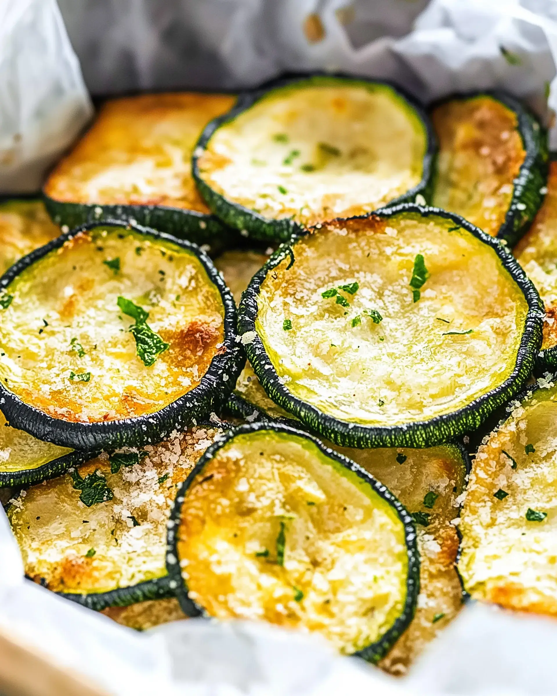 Baked Zucchini Chips: Enjoy Crispy Flavorful Snacks!
