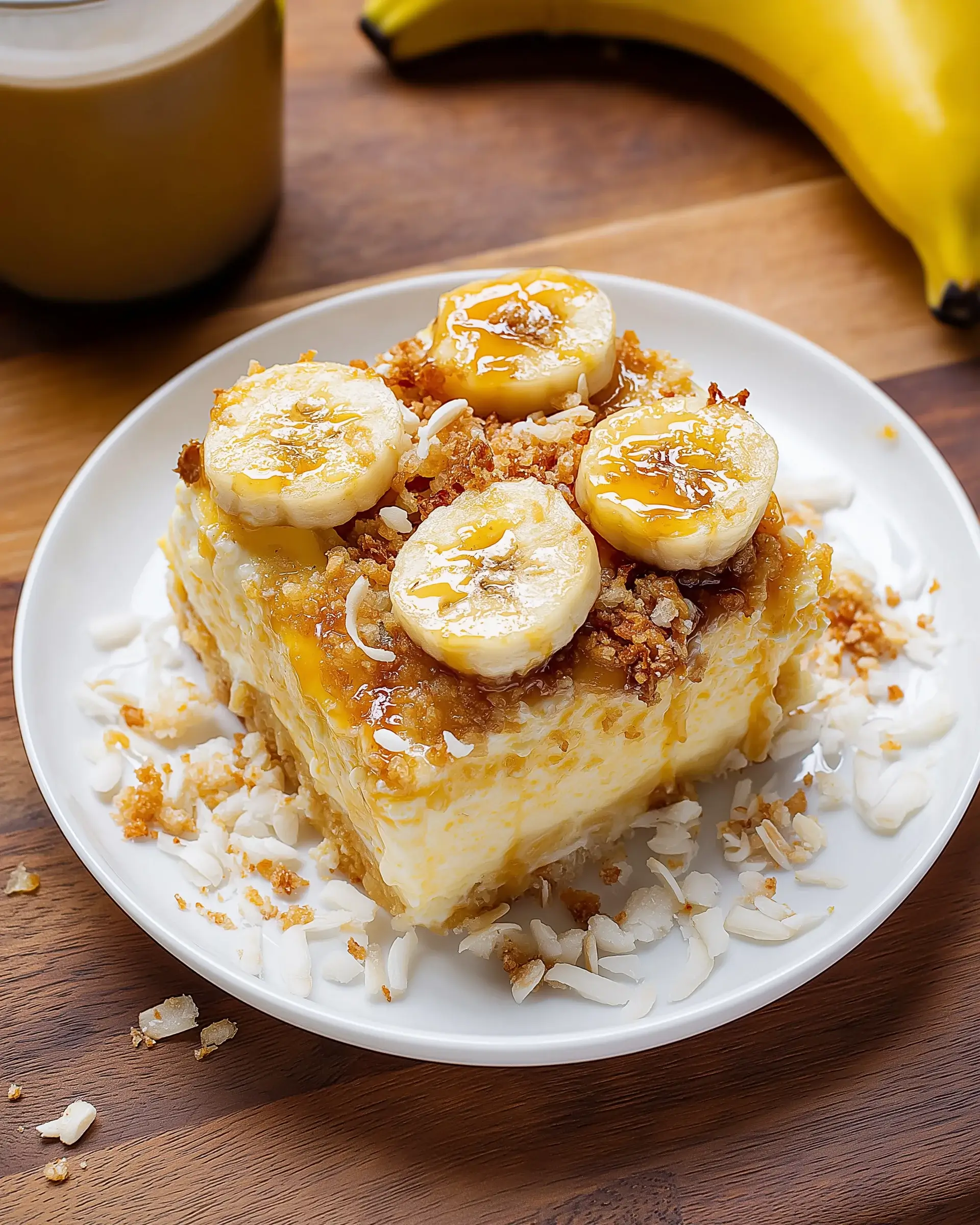 Caramelized Banana Cheesecake With Rum Glaze: A Must-Try Delight!