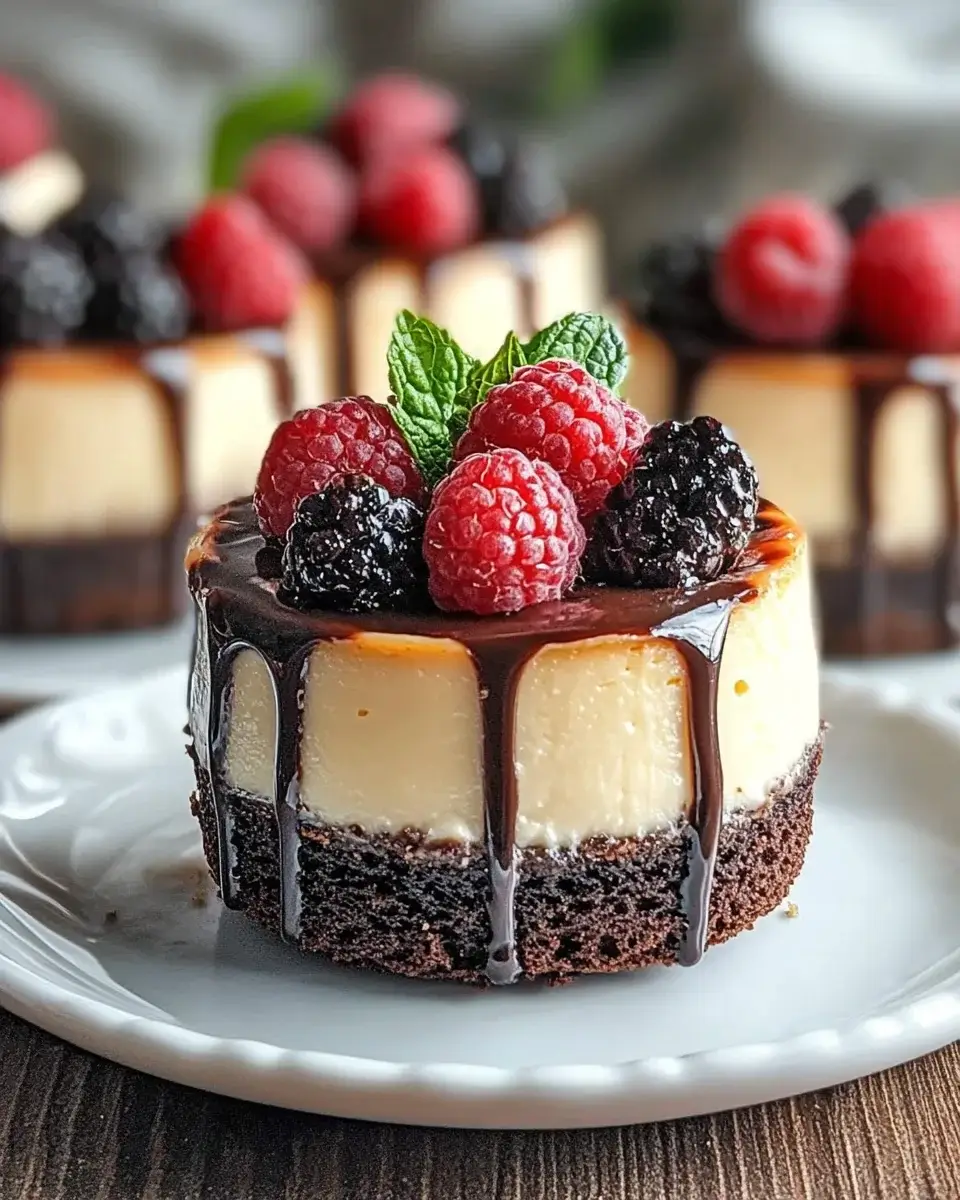 Brownie Bottom Mini Cheesecake: A Delightful Recipe!