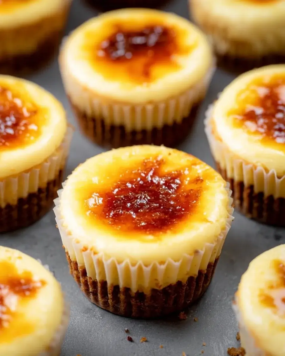 Vanilla Bean Crème Brûlée Cheesecake Cupcakes Recipe Revealed!