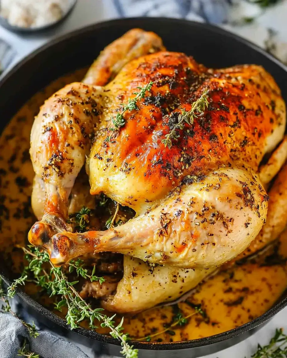 Garlic Butter Roast Chicken: A Flavorful Delight Awaits