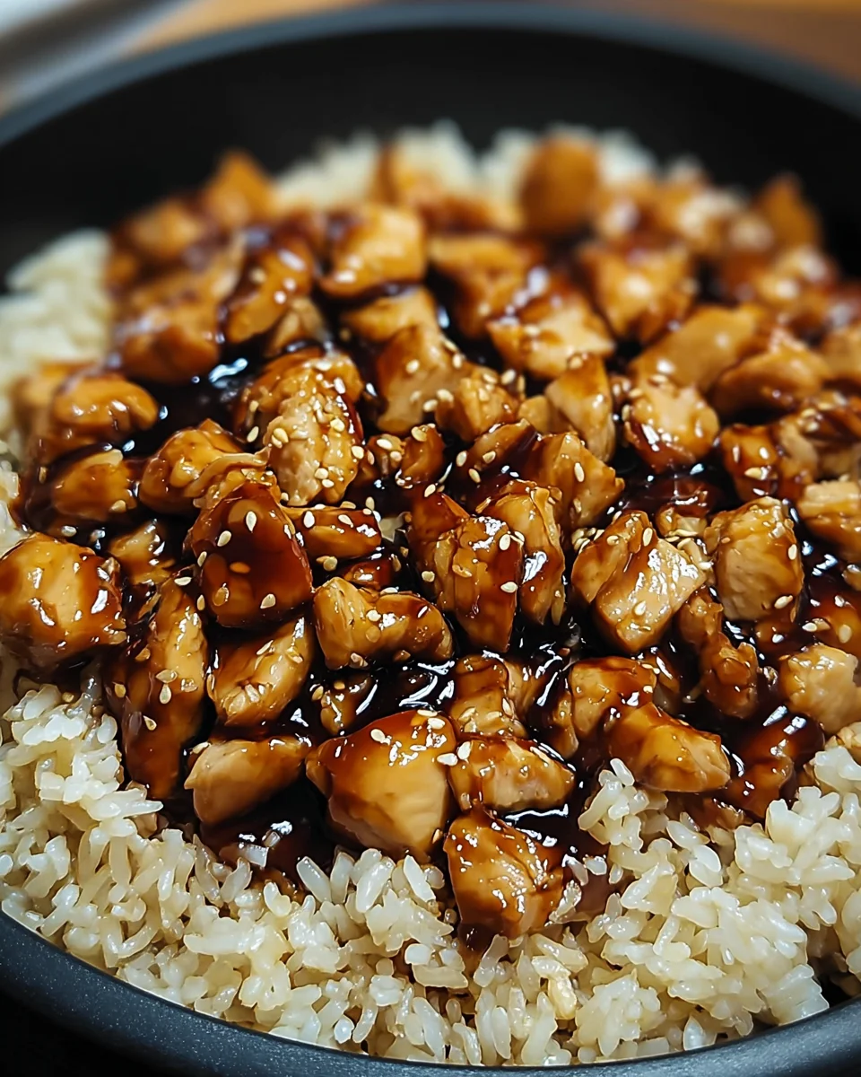 Honey BBQ Chicken Rice with Bold Flavor is Irresistible!