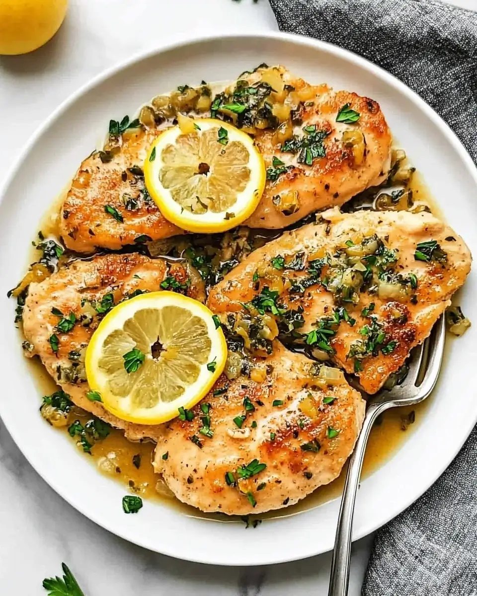 MEDITERRANEAN STYLE CHICKEN PICCATA for Flavorful Meals