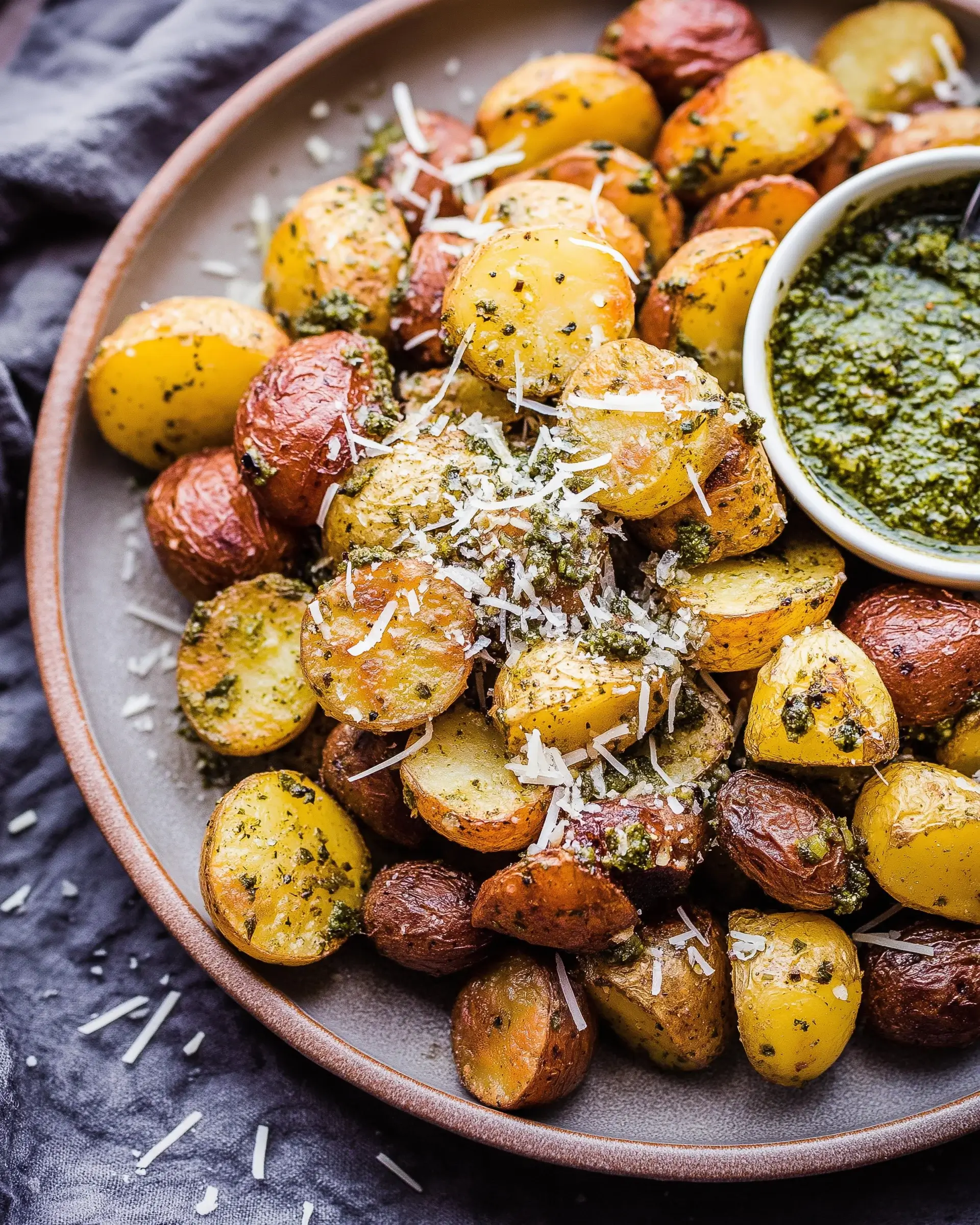 Parmesan Pesto Roasted Potatoes: A Perfect Side Dish!