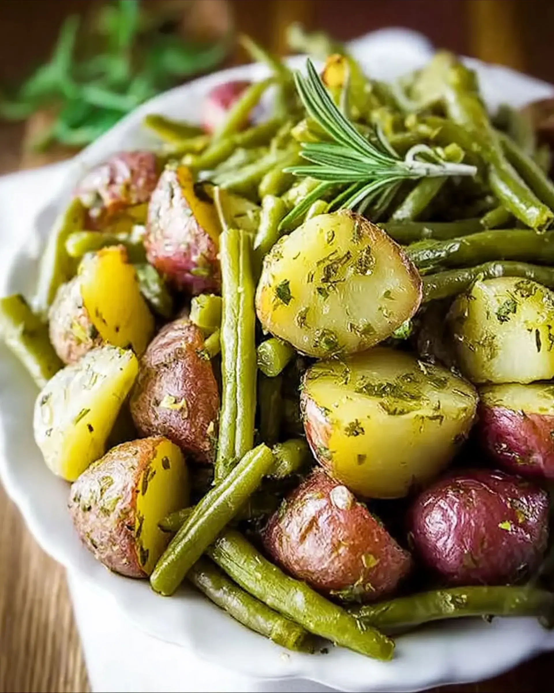 Garlic Roasted Potatoes and Green Beans: A Delish Recipe!