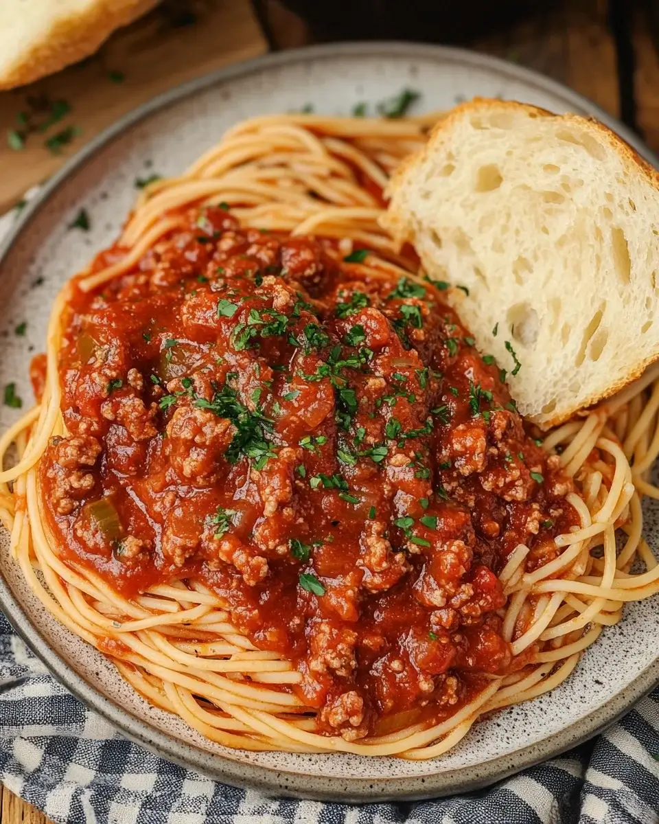 Spaghetti Sauce w/ Ground Beef: A Delicious Recipe Guide