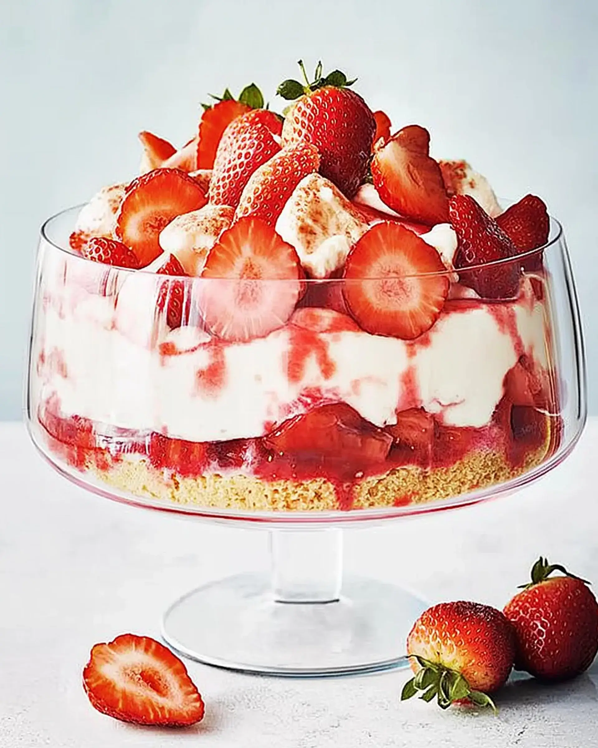 Guilt-Free Strawberry Cheesecake Bowl: Indulge Wisely!