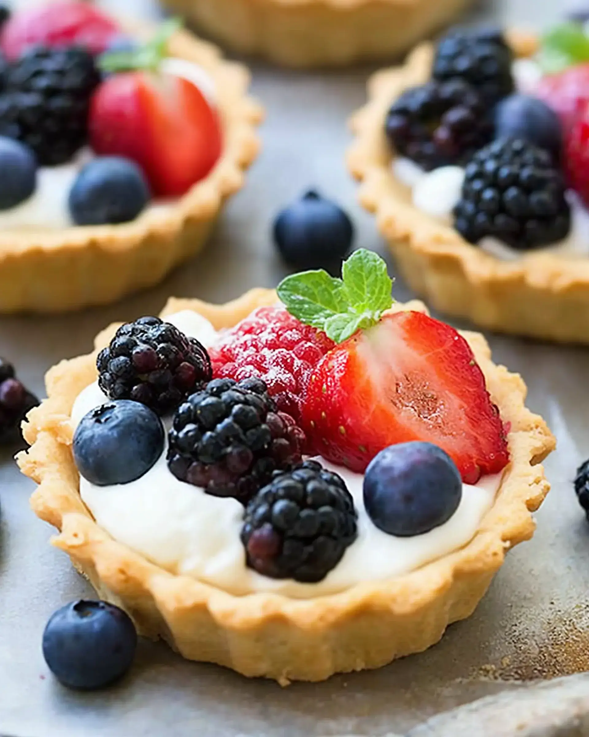 No-Bake 4th of July Fruit Tartlets: A Summer Delight!