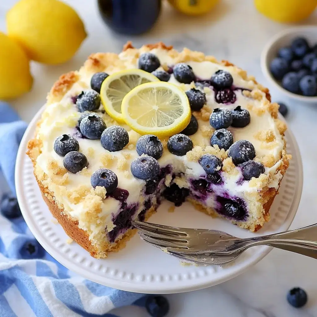 Blueberry Lemon Crumble Cake: A Delightful Treat!