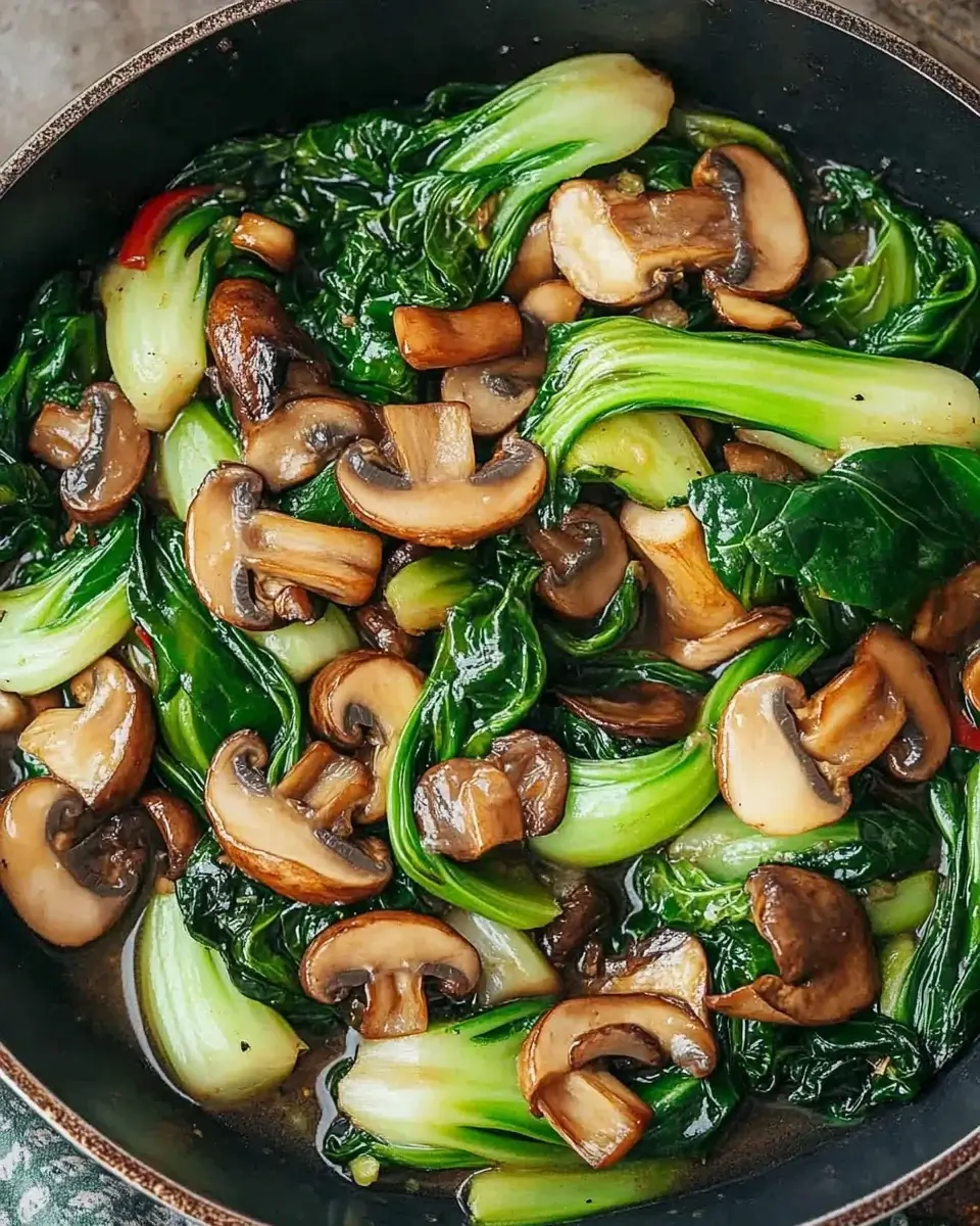 Bok Choy and Mushroom Stir Fry: Quick, Healthy Recipe!