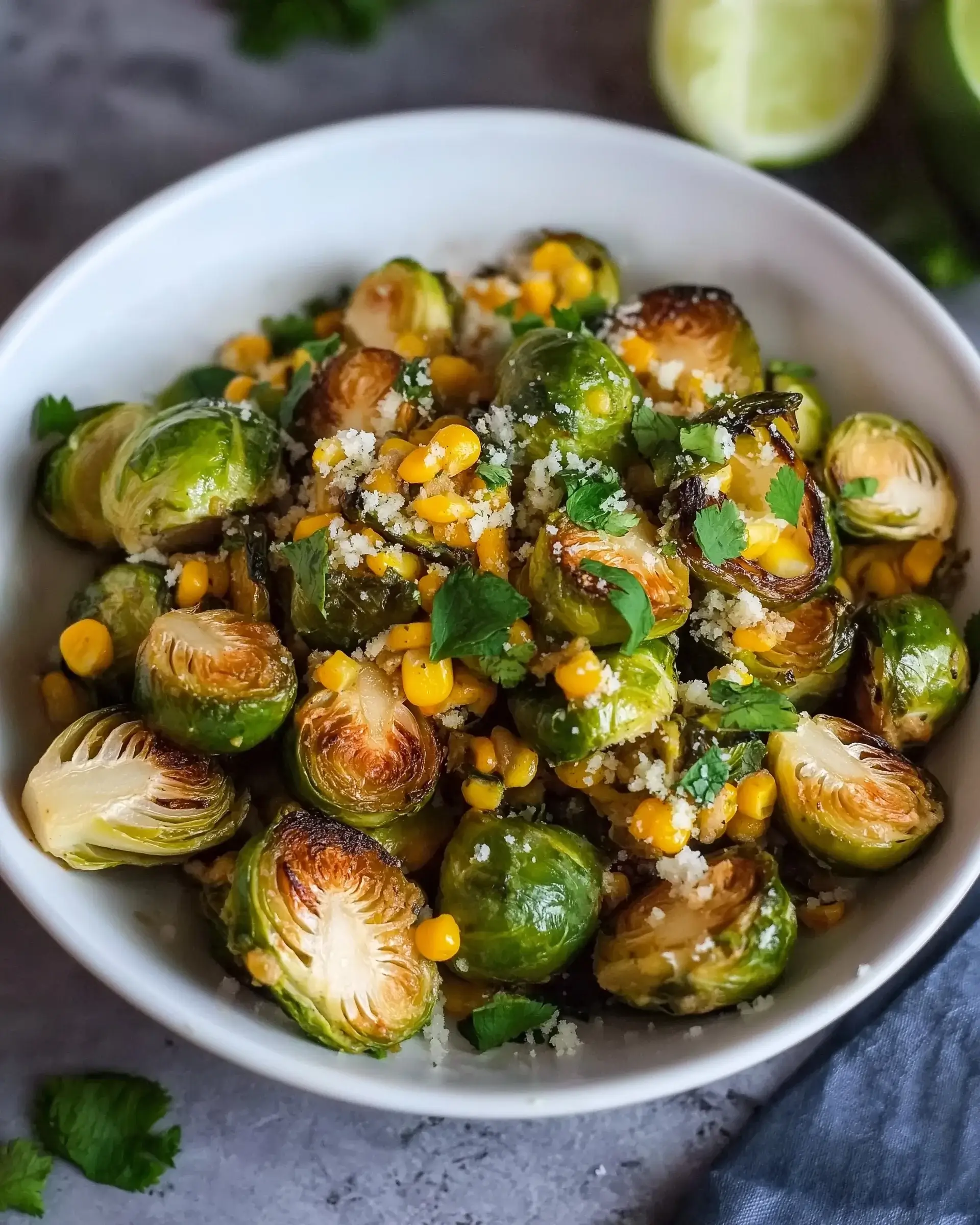 Mexican Street Corn Brussels Sprouts: A Flavorful Twist!