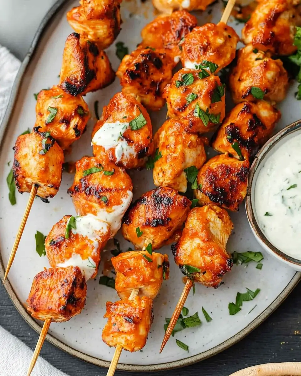 Buffalo Ranch Chicken Skewers: A Flavorful Recipe Guide