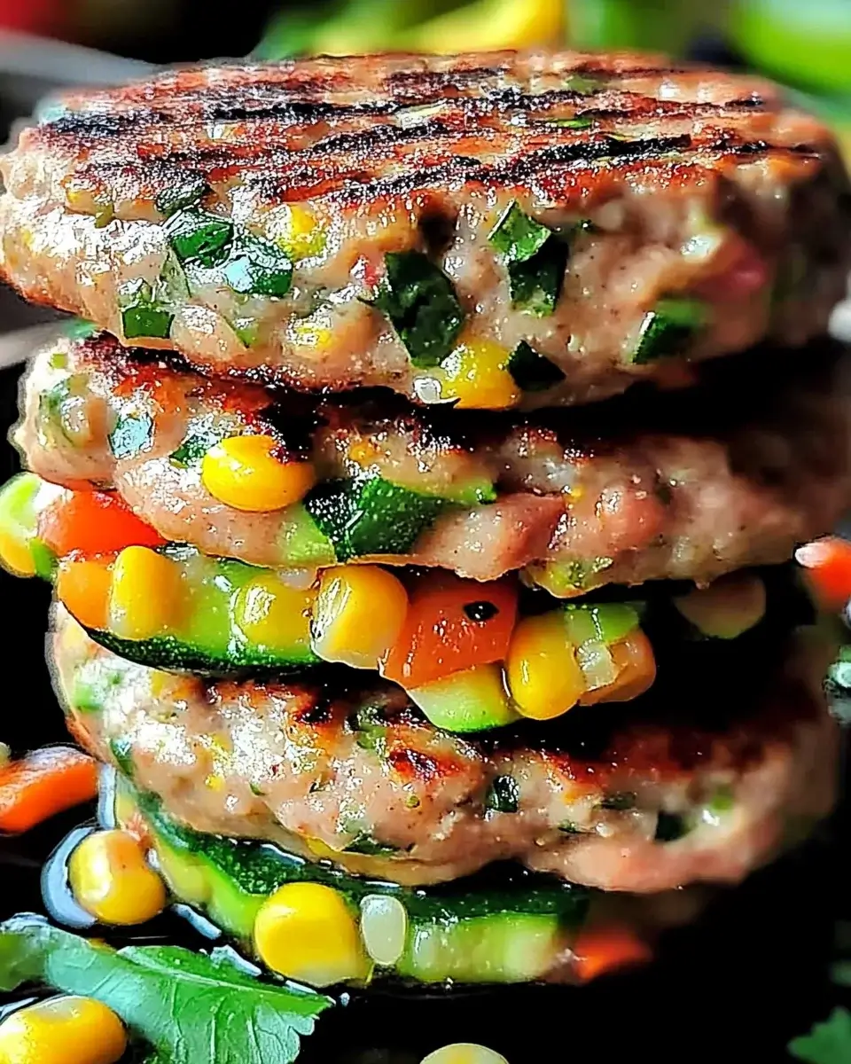 Chicken Zucchini and Corn Burgers: Try This Easy Recipe!