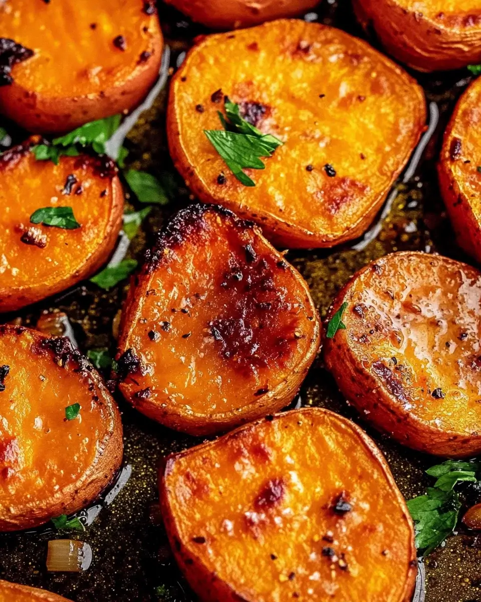 Savory Garlic Butter Roasted Sweet Potatoes: A Must-Try!