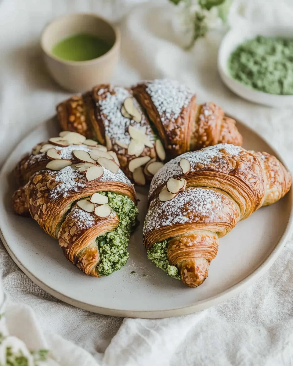 Matcha Almond Croissants: Discover This Irresistible Recipe!