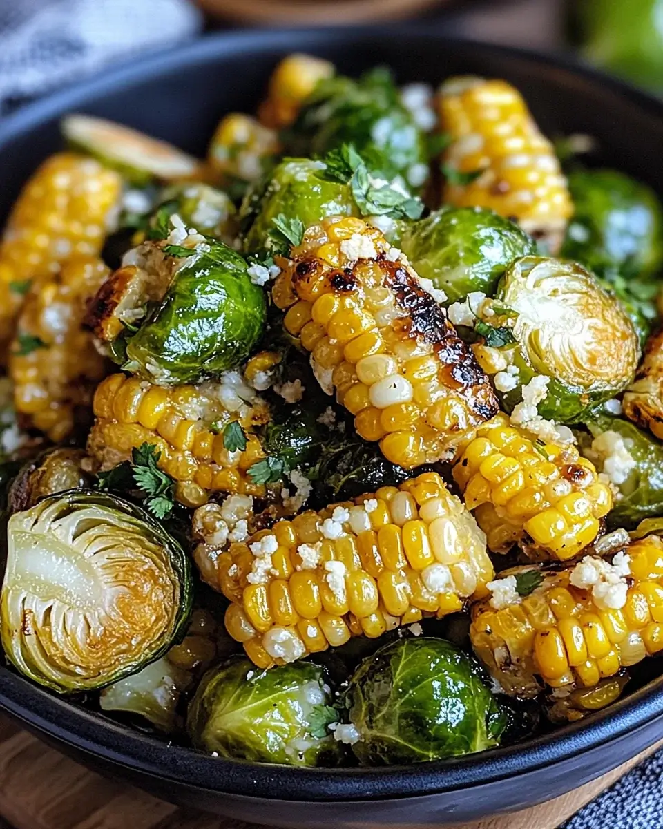 Mexican Street Corn Brussels Sprouts: A Flavor Explosion!