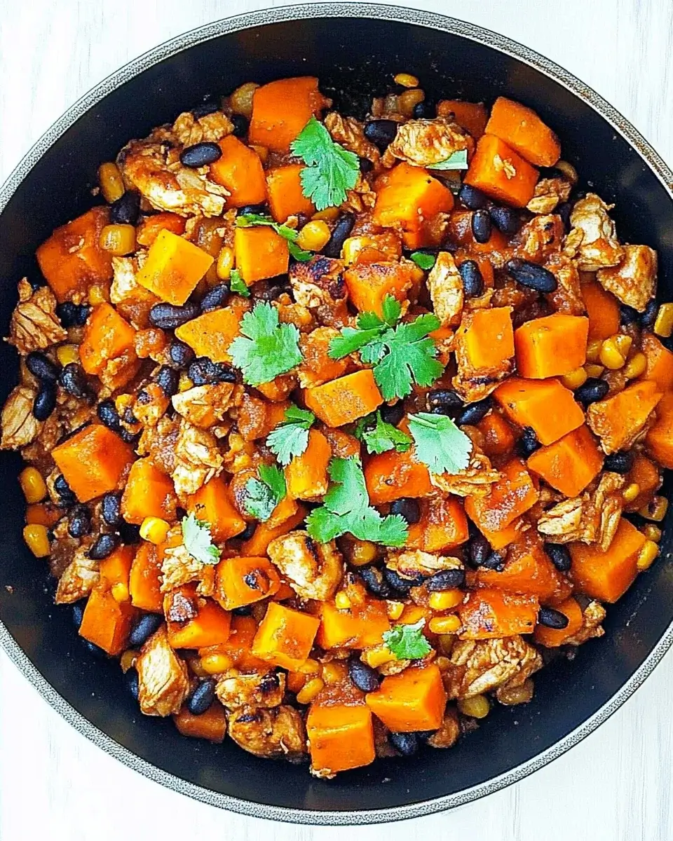 BBQ Chicken with Sweet Potatoes and Black Beans: A Flavorful Bowl Recipe You Can’t Miss!
