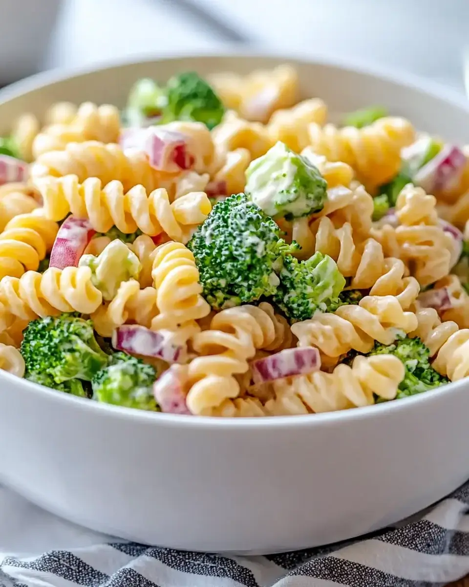 Tasty Broccoli Pasta Salad: A Refreshing Summer Delight!