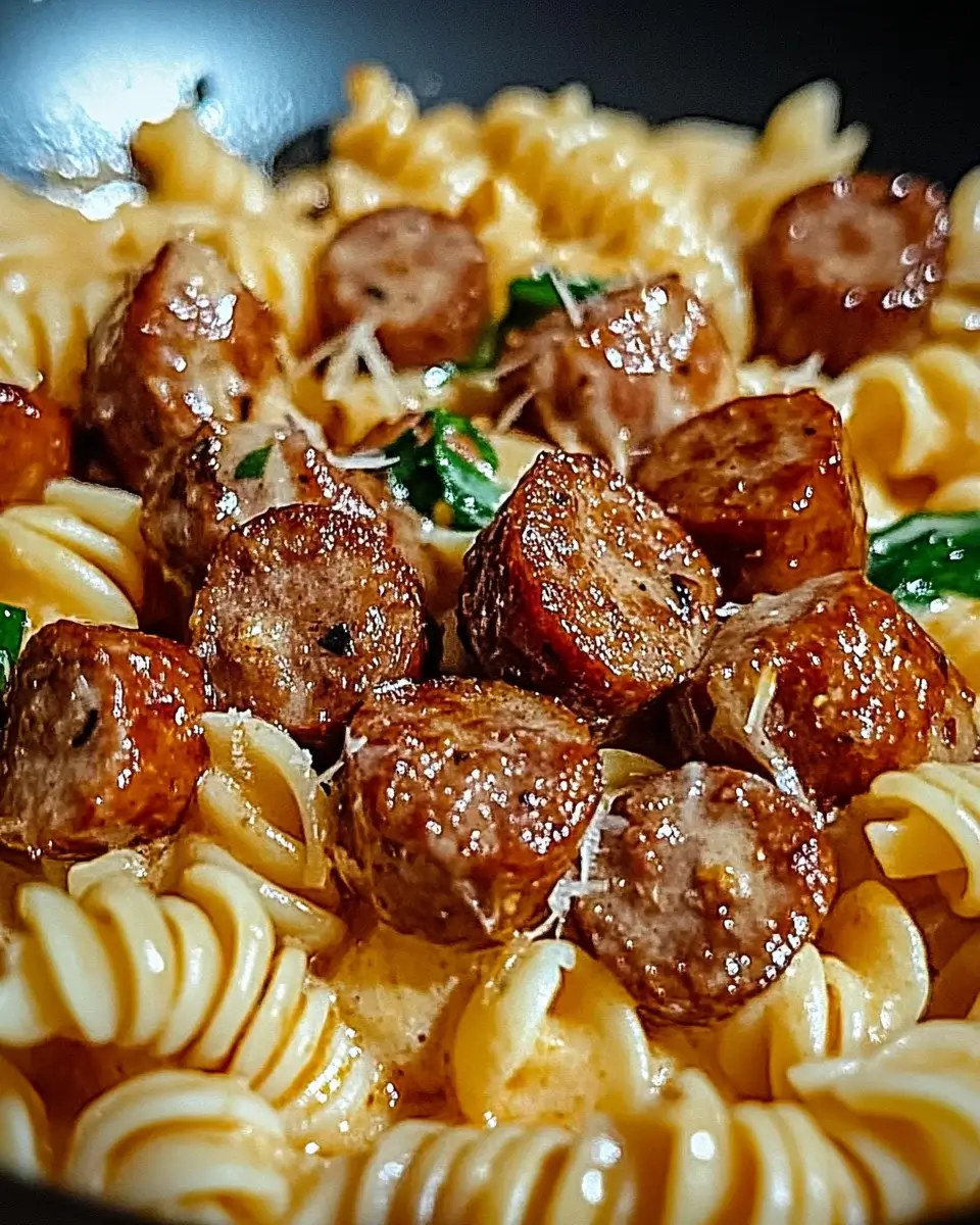 Cajun Smoked Sausage Alfredo Pasta: A Creamy Delight!