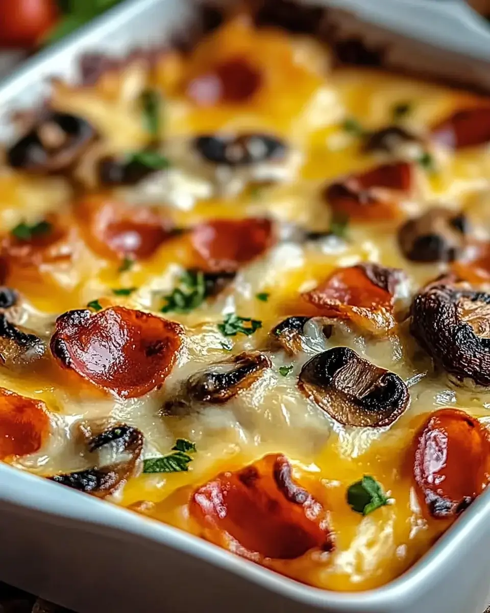 Cheesy Mushroom Casserole: A Must-Try Comfort Dish!