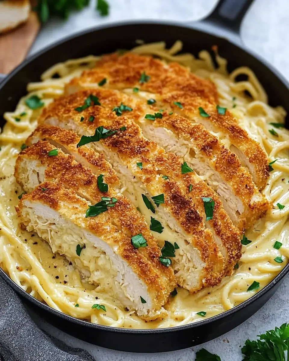 Viral Chicken Alfredo Garlic Bread I'm Obsessed With Today!