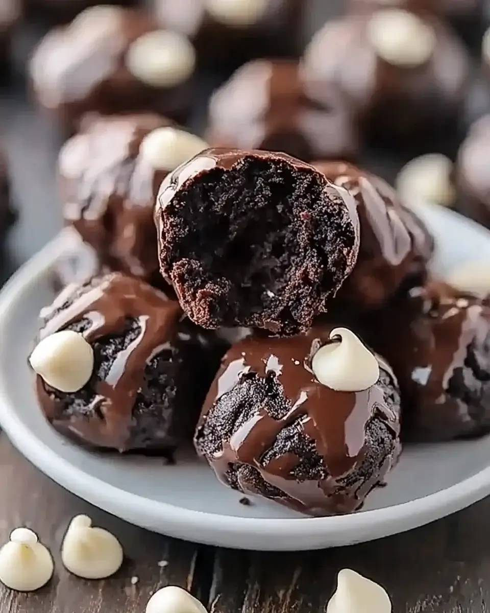 No-Bake Cottage Cheese Brownie Batter Protein Bites are delicious!