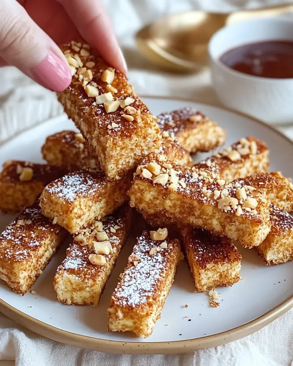 Macadamia Nut Crispy French Toast Sticks is a must-try!