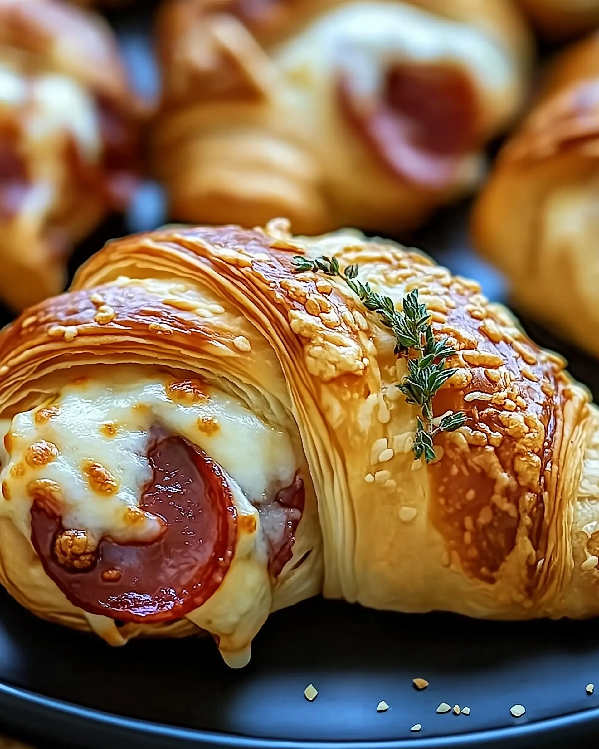 Mozzarella Pepperoni Croissant Rolls: A Tasty Delight!
