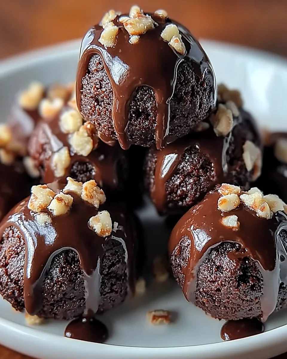 No-Bake Cottage Cheese Brownie Batter Protein Bites are delicious!