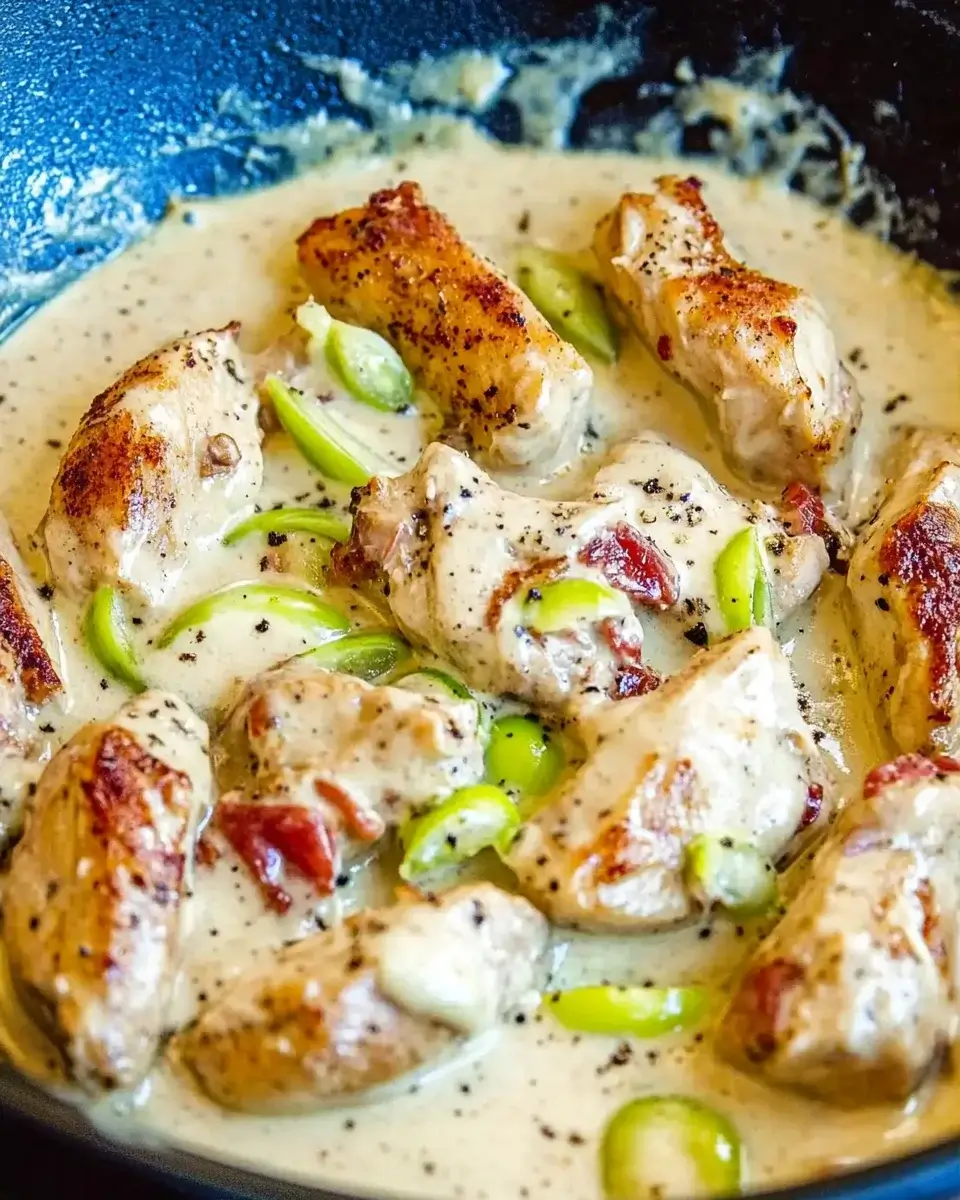 Creamy Pepperoncini Chicken Skillet: A Quick Delight!