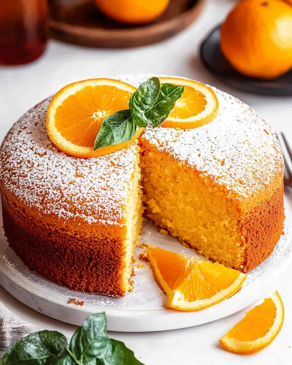 Zesty Persian Orange Cake with a Sweet and Fragrant Syrup will Delight Your Taste Buds!