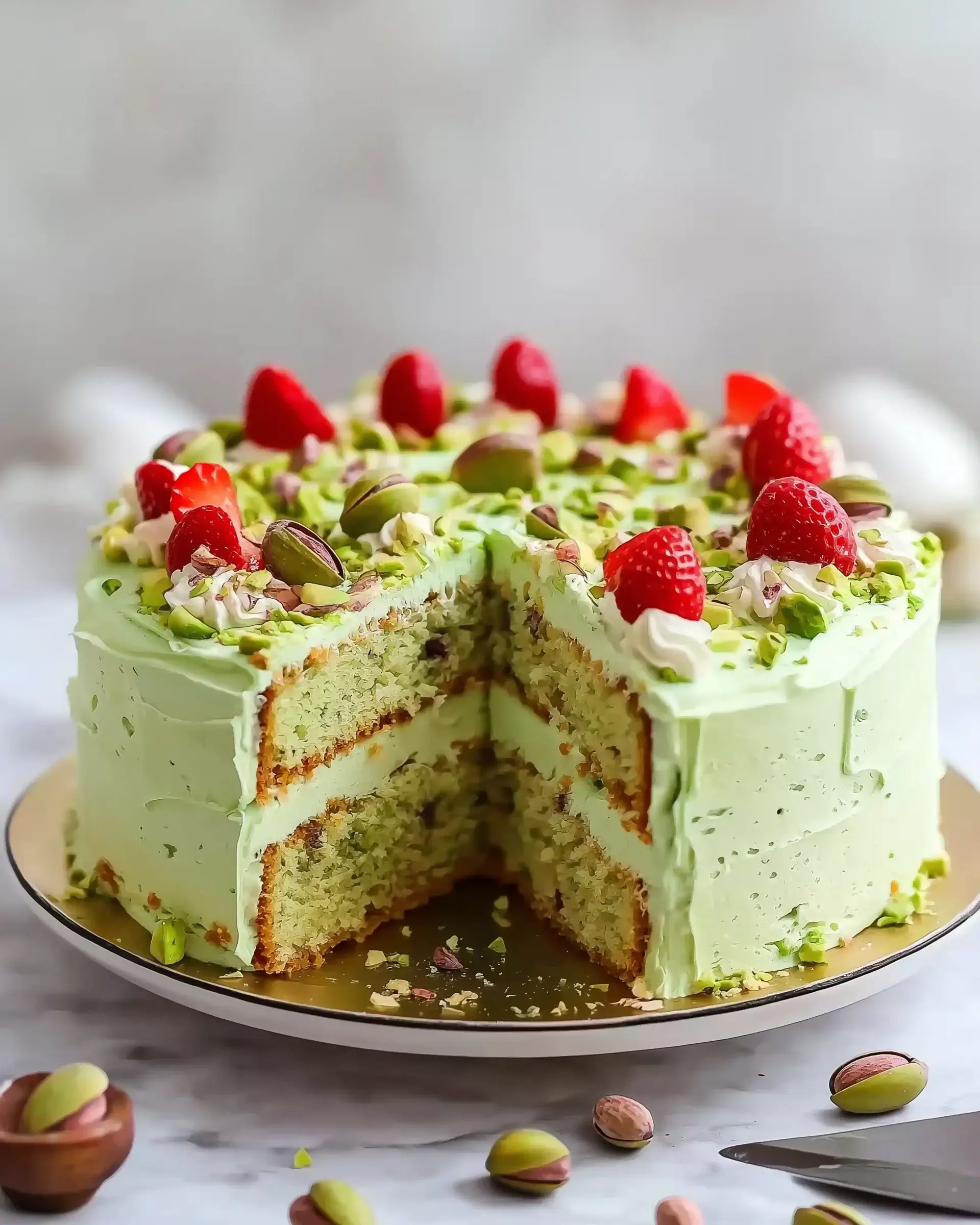 Best Creamy Pistachio Cake – Moist and Delicious Delight!