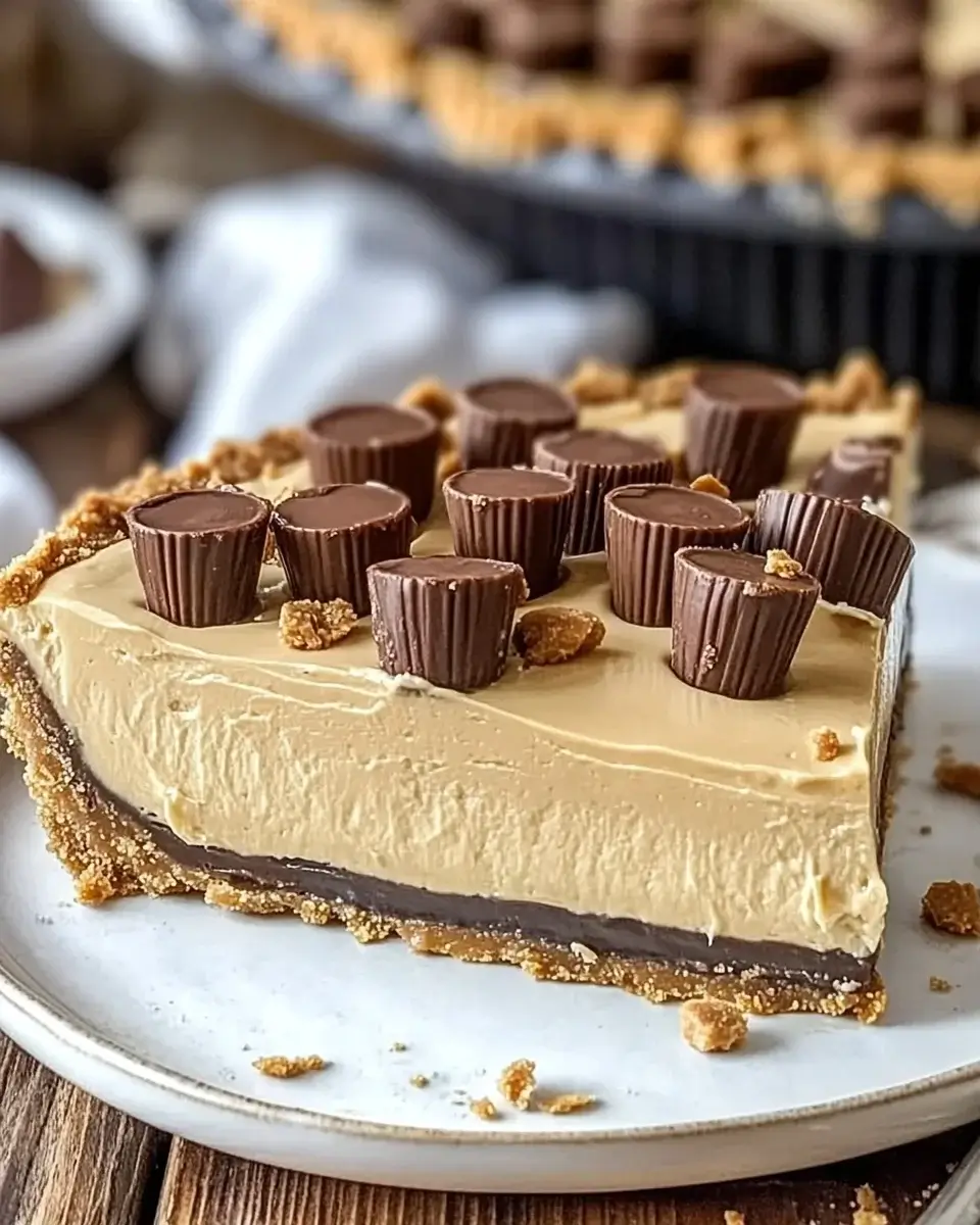 No-Bake Reese’s Peanut Butter Cups Pie: A Sweet Sensation!