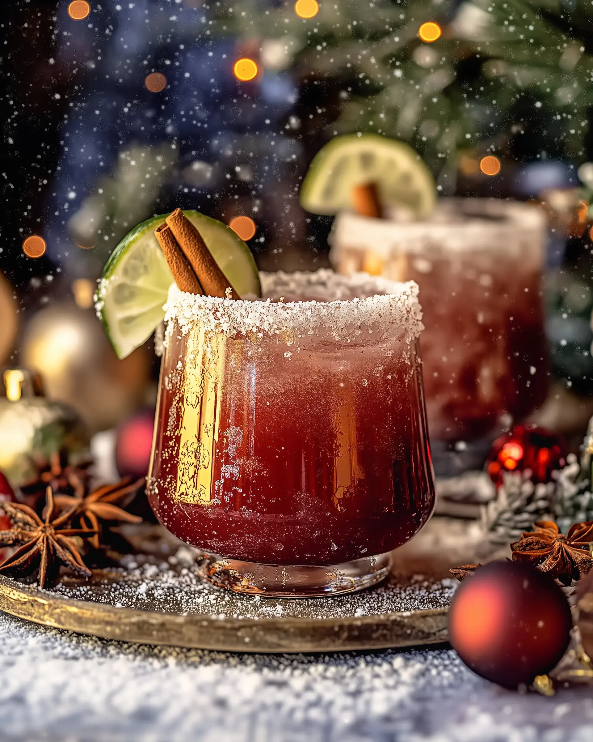 Spiced Christmas Margarita: Delight in a Festive Twist!