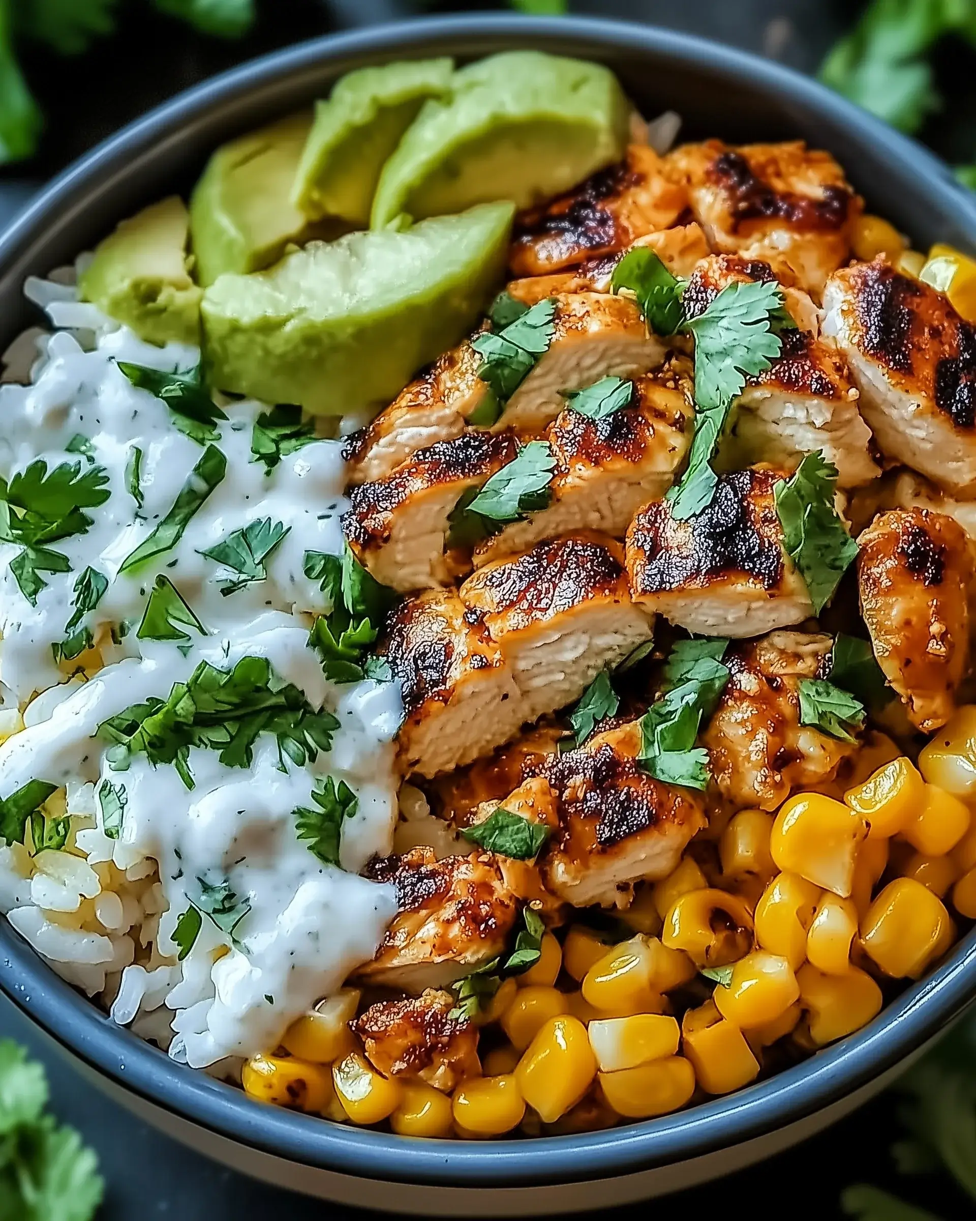 Street Corn Chicken Rice Bowl: A Flavorful Recipe Delight!