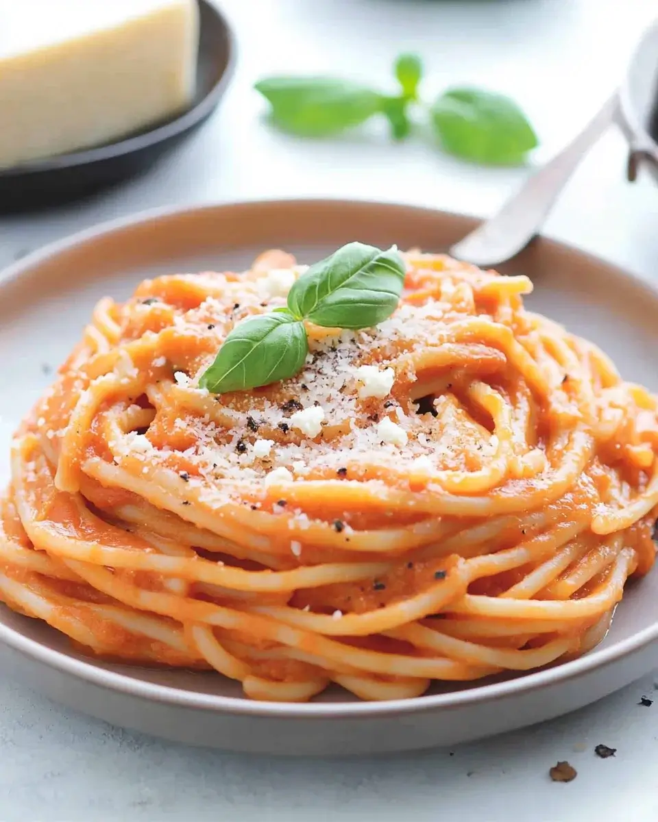 Tomato Pasta Sauce with Cream Cheese for a Cozy Dinner