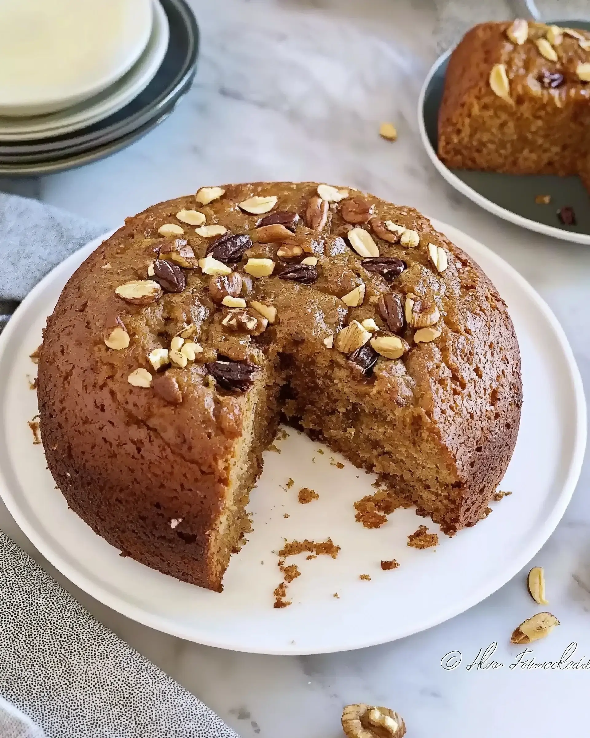 Walnut and Date Cake: Try This Easy, Healthy Recipe!