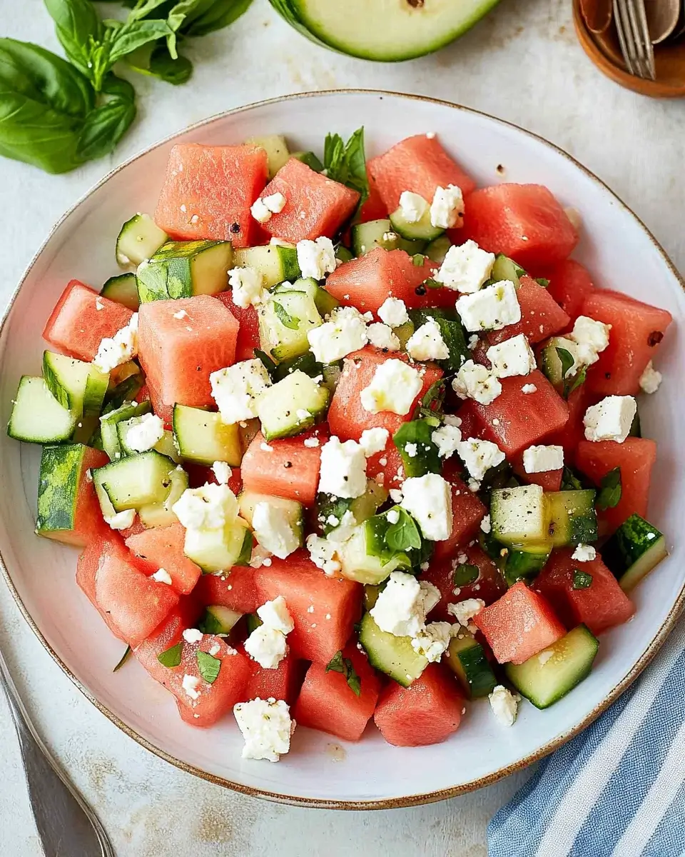 Watermelon Feta Bites: A Refreshing Summer Delight!