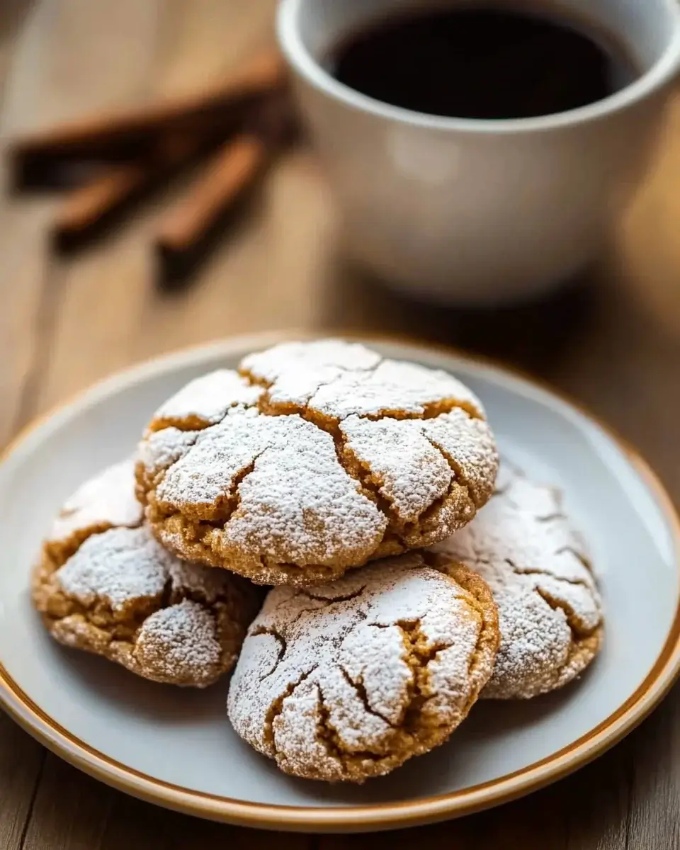Cinnamon Coffee Crinkles: A Delightful Cookie Recipe!