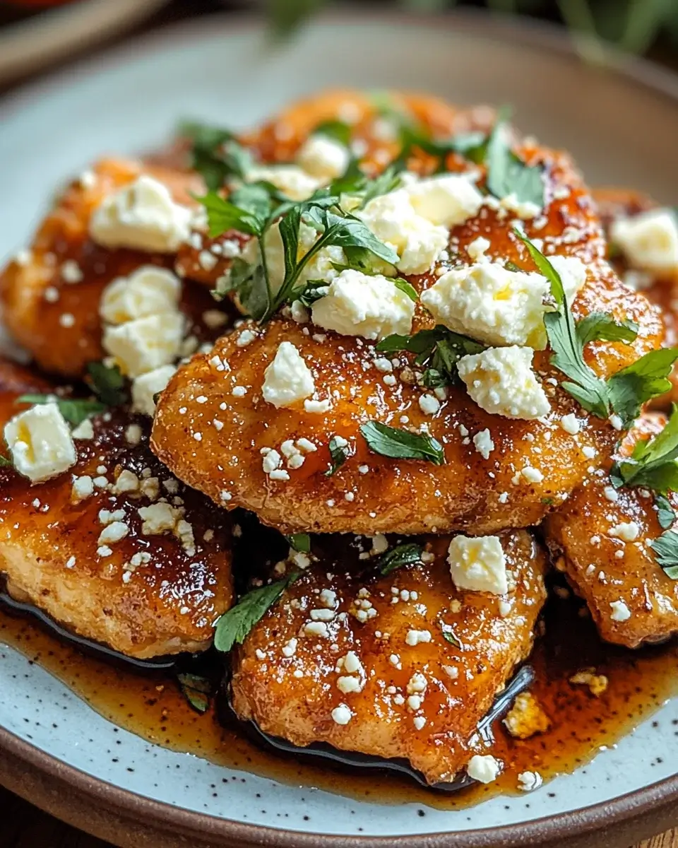 Hot Honey Feta Chicken Dish: A Flavorful Delight!