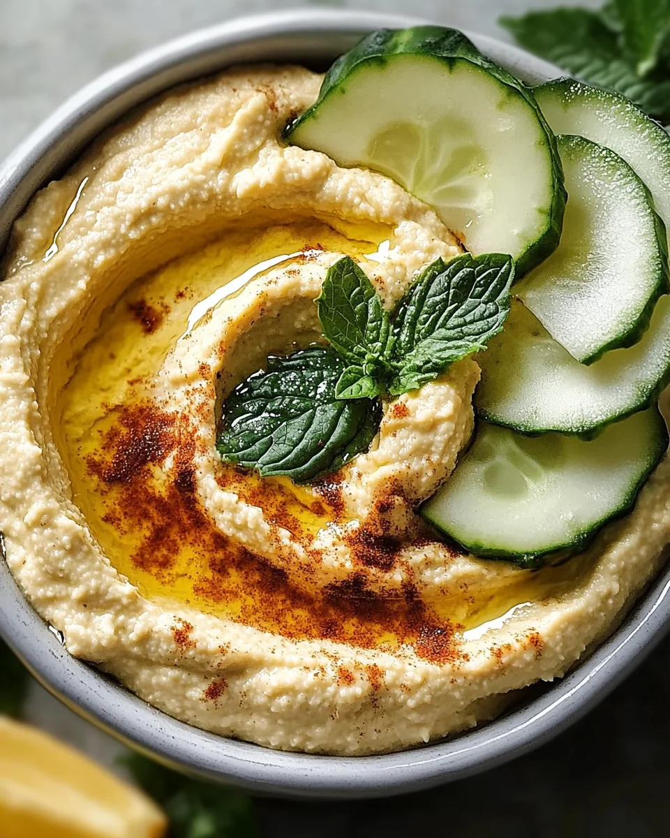 Creamy Garlic Hummus: A Simple, Flavor-Packed Recipe!
