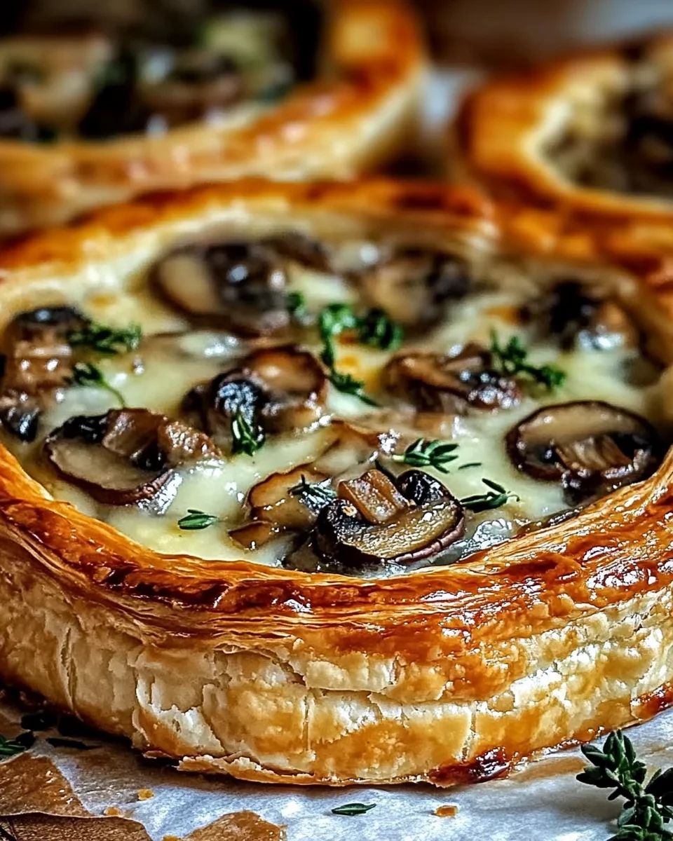 Savory Mushroom & Gruyère Puff Pastry Braid: A Must-Try Delight!